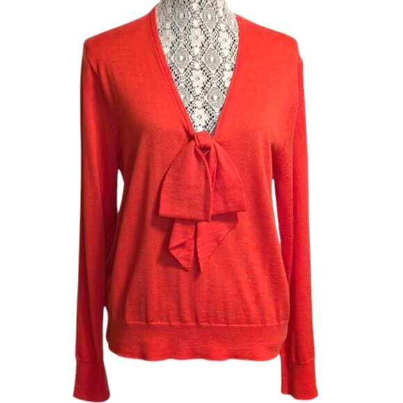 NWT J Crew Lightweight Merino Wool Bow Sweater. - Picture 4 of 5